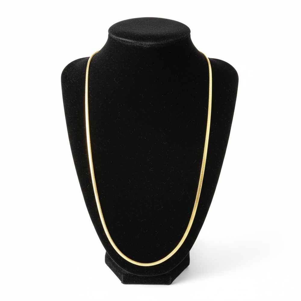 Gold-Filled Herringbone Chain Necklace - Women's Jewelry